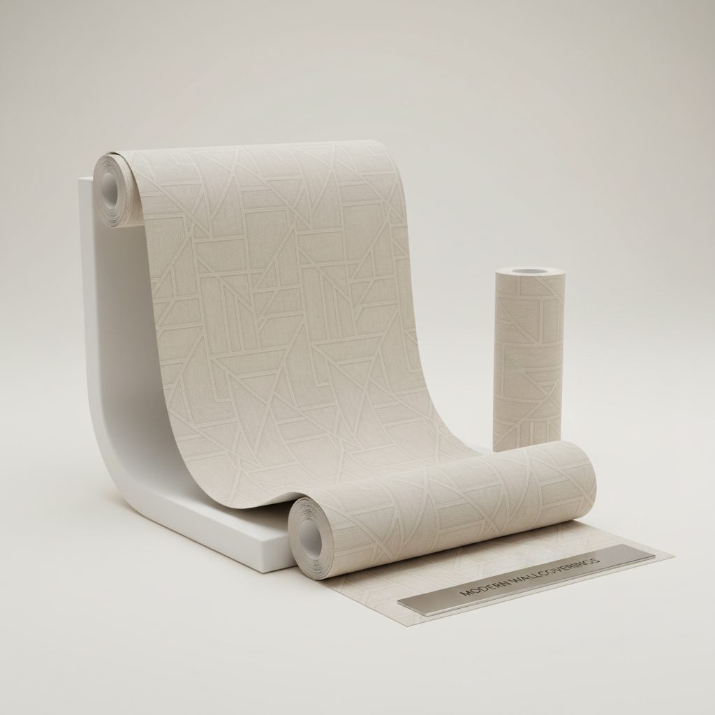 Neutralus geometrinis tapetas